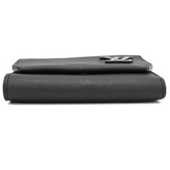 Louis Vuitton Portefeuille Pilot Tri Wallet LV Aerogram Leather Black - Picture 4 of 8